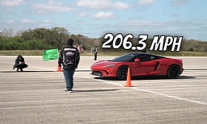 Watch the McLaren GT Exceed Its Claimed Top Speed at the NASA Shuttle Landing Facility