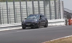 Watch the Porsche Macan EV Testing at the Nurburgring to the Sound of Abused Tires