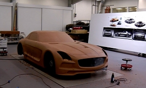 Watch the SLS AMG Black Series Come to Life in Clay!