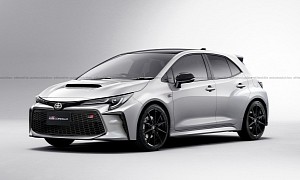 Watch the Toyota GR Corolla Rendering Emerge Right in Front of Your Eyes