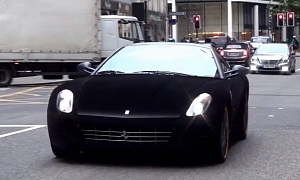 Watch the Velvet-Wrapped Ferrari Drive through London: Furrari