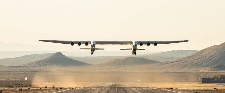 Stratolaunch taking to the sky for the first time
