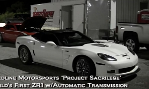 Watch The World’s Only ZR1 Corvette Automatic Go Drag Racing