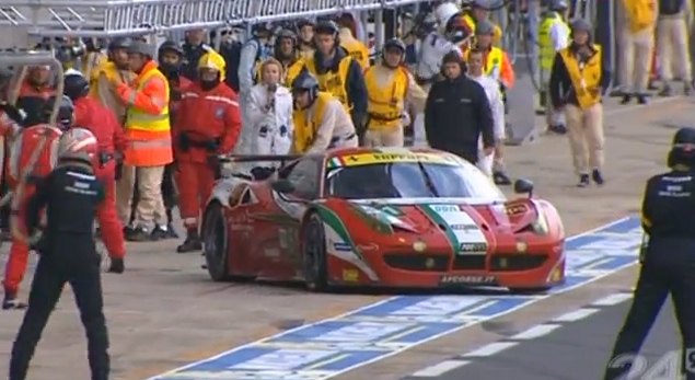 Ferrari 2013 Le Mans pit stop fail