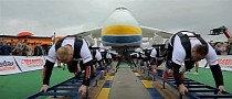 Watch These Eight Ukrainian Men Pull the World's Heaviest Aircraft, a 364-Ton Metal Beast