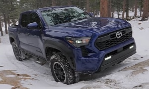 Watch This 2024 Toyota Tacoma TRD Off-Road Experience a 4WD Issue on the Trail