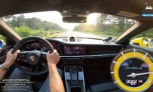 Watch This 992 Porsche 911 Turbo S Hit 332 KPH Like It’s Nothing