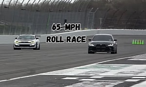 Watch This G80 BMW M3 Roll Race C7 Corvette, S550 Mustang, Gen 6 Camaro, 997 Porsche 911