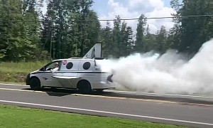 Watch This Guy Turn an Old Minivan Into a Redneck Space Shuttle