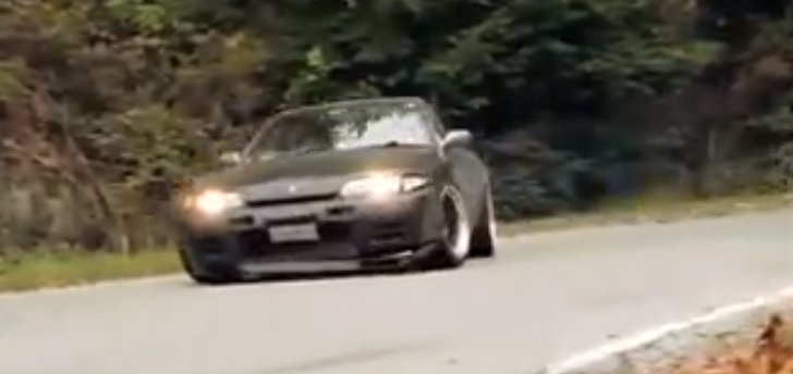 Disabled Drifter in Nissan Skyline R32