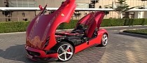 Watch This Retro-Modern Rare Ferrari Monza SP2 Open Up Like a Transformer