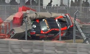 Watch this Scary Nissan 370Z Crash at COTA