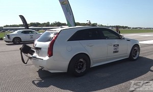 Watch This Turbocharged Cadillac CTS-V Wagon Hit 200 MPH