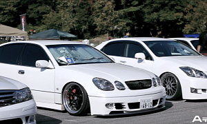 Watch Tons of Stanced Lexus and Toyotas At Hiroshima Carshow