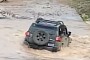 Watch a Toyota FJ Cruiser Turn Into an FJ Floater Trying To Cross a Flooded Bridge