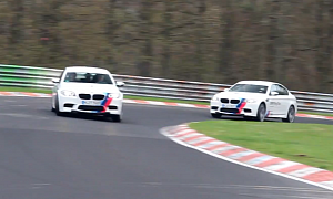Watch Two BMW M5 Ring Taxis Drift on the Nurburgring
