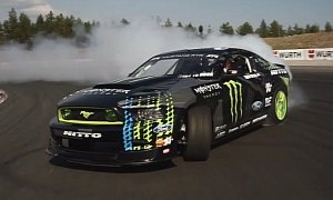 Watch Two Minutes of Drift Domination with Vaughn Gittin Jr., Ford Mustang RTR