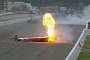 Watch Two NHRA Dragsters Crash in Formation