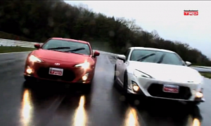 Watch Two TRD Toyota GT 86 Having Fun On the Track