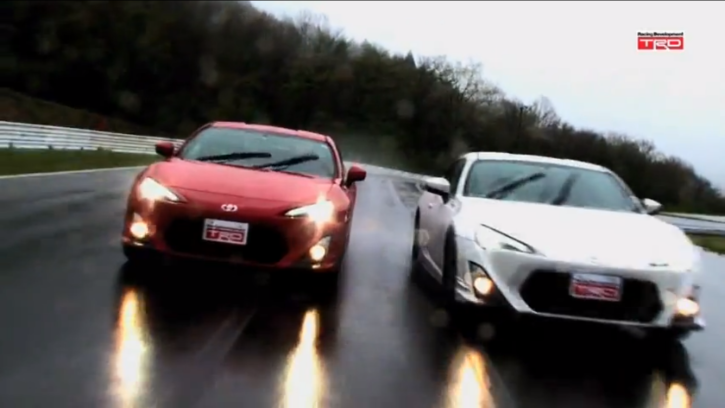 Two Toyota GT 86's On Track