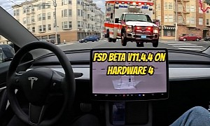 Watch What Happens When an FSD Beta-Equipped Tesla Spots an Ambulance at a Green Light
