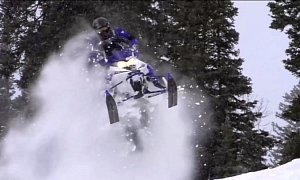 Watch Yamaha SR Viper M-TX Intense Snowmobile Action