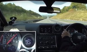 Watching a Stock GT-R Hitting 195 MPH on German Autobahn Is Overly Satisfying