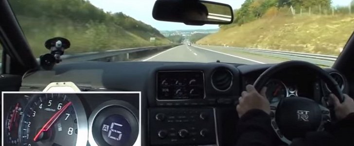 Nissan GT-R Hits 195 mph on German Autobahn