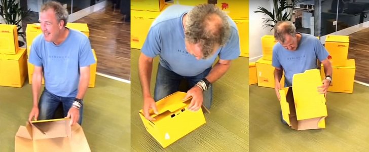 Clarkson's DHL box challenge