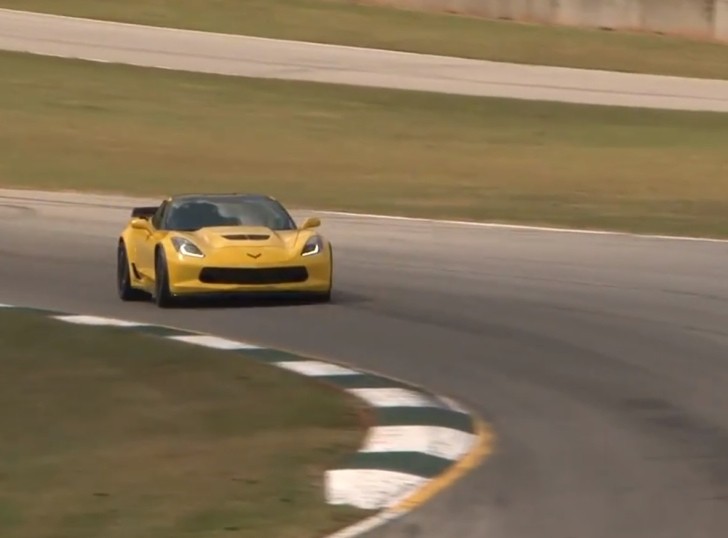 2015 Corvette Z06 racing on Road Atlanta