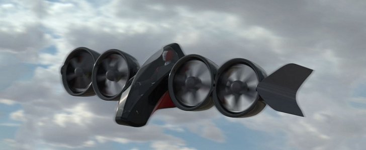 The Atlas one-person eVTOL from WatFly 
