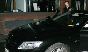 Wayne Rooney Spotted Testing a BMW