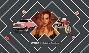 Waze Gets a Special Navigation Voice, New Car Icons, All Courtesy of Christina Aguilera