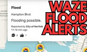 Waze Gets New Flood Alerts As More Report Types Go Dark