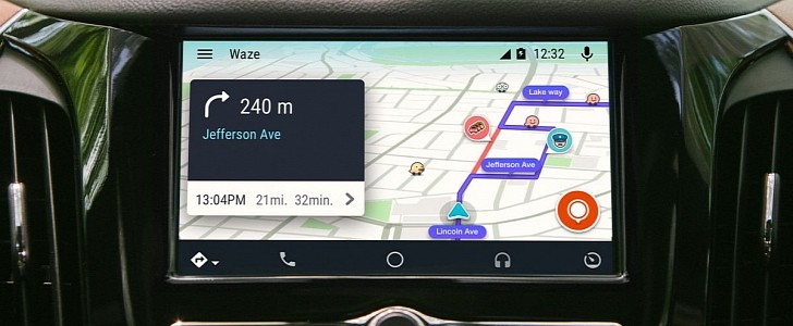 Waze on the old version of AA