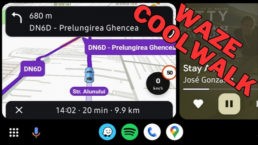 Waze now running on Coolwalk