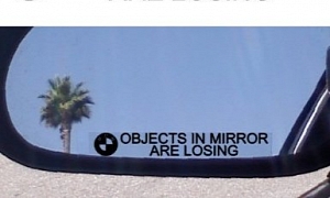 We Found the Perfect Mirror Decals for Racing BMW Drivers