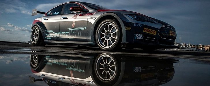 Electric GT Tesla Model S race car