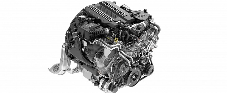 Cadillac Blackwing twin-turbo V8 engine (RPO code LTA)