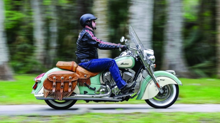 Green 2015 Indian Chief Vintage