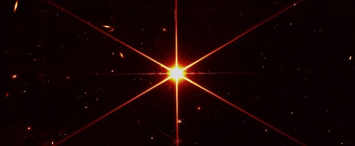 James Webb Space Telescope takes its first snapshot of a distant star