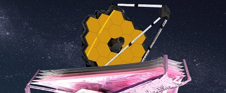 Illustration of NASA's James Webb Space Telescope 