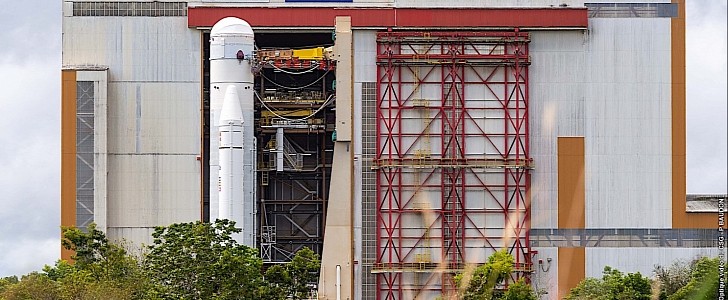 This is the Ariane 5 rocket that will carry the Webb into space