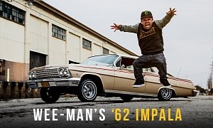 Wee-Man Takes a Ride in '62 Chevy Impala, Shares Skater Passion