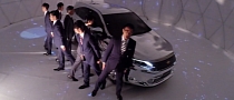 Weird Suited Men Derping Around, Advertising Toyota Harrier in Japan