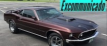 Welcome, Mr. Wick: 1969 Ford Mustang Mach 1 Rocks Burgundy Like a Champ, Looks Perfect