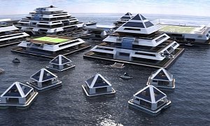 Welcome to Wayaland, the City of Floating, Solar-Paneled Pyramids