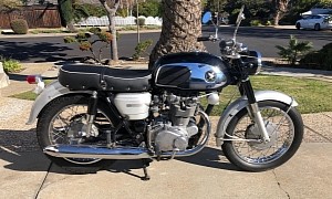 Well-Kept 1965 Honda CB450 Black Bomber Is a Symphony of Timeless Design Cues