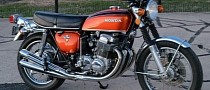 Well-Kept 1972 Honda CB750 Four K2 Looks Great Wearing Candy Sunrise Orange Paint