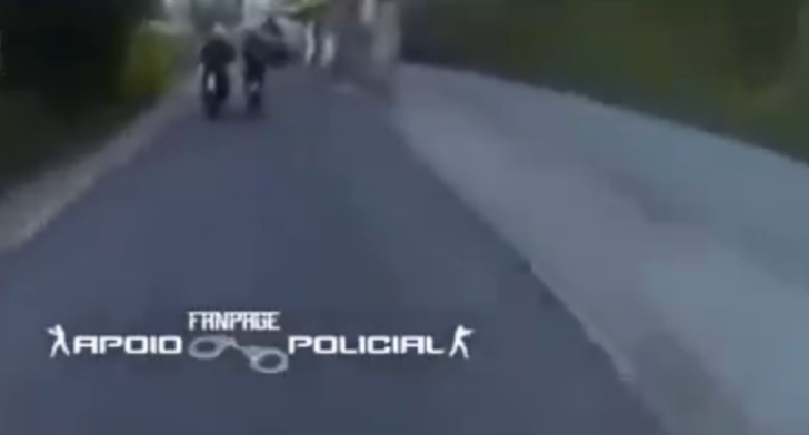Well-Trained Brazilian Motorcycle Cops Chase and Apprehend Suspect